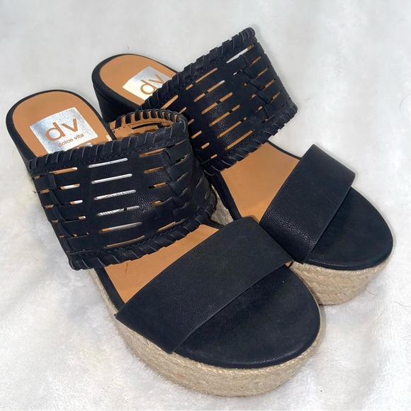DOLCE VITA slip on wedge sandals - Picture 2 of 4